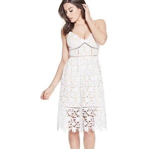 NWT Guess Marnia Lace Overlay Dress size 2